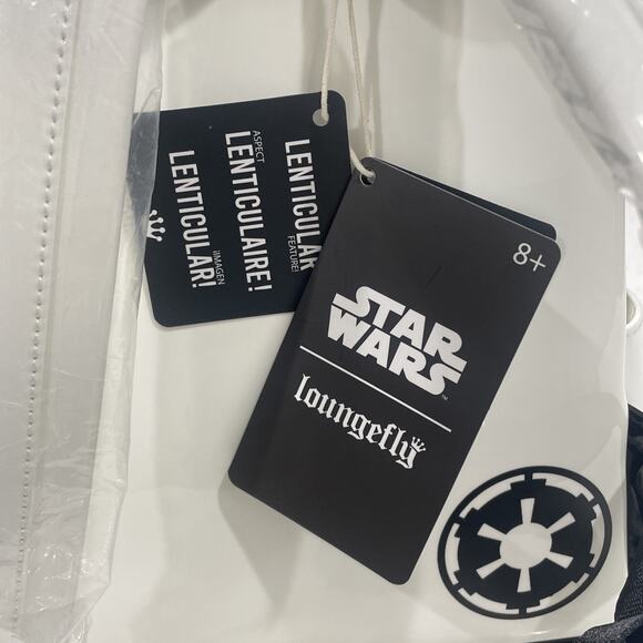 Loungefly Star Wars Stormtrooper Lenticular Cosplay Mini Backpack. NWT - Picture 8 of 10